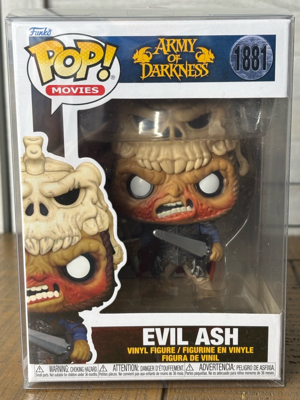 Army of Darkness Evil Ash Funko Pop #1181 Mint in Protector Box